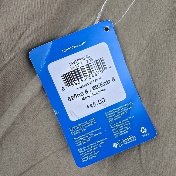 COLUMBIA Modern Classic Casual‎ 7" Inseam Shorts Tan Mens Plus Size 52W - Picture 4 of 11